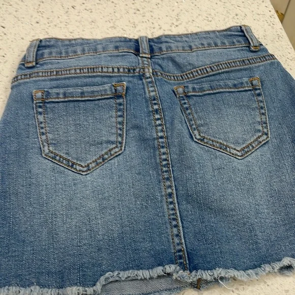 Wonder Nation girls Blue and Black Denim Mini Skirts size 6/6X - Picture 10 of 10